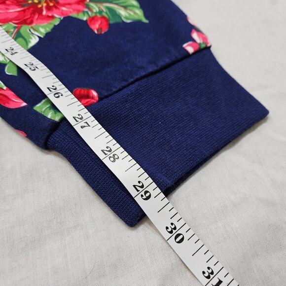 Polo Ralph Lauren Floral Joggers Dark Blue Size Small - Picture 7 of 7
